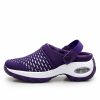 Purple tennis shoes